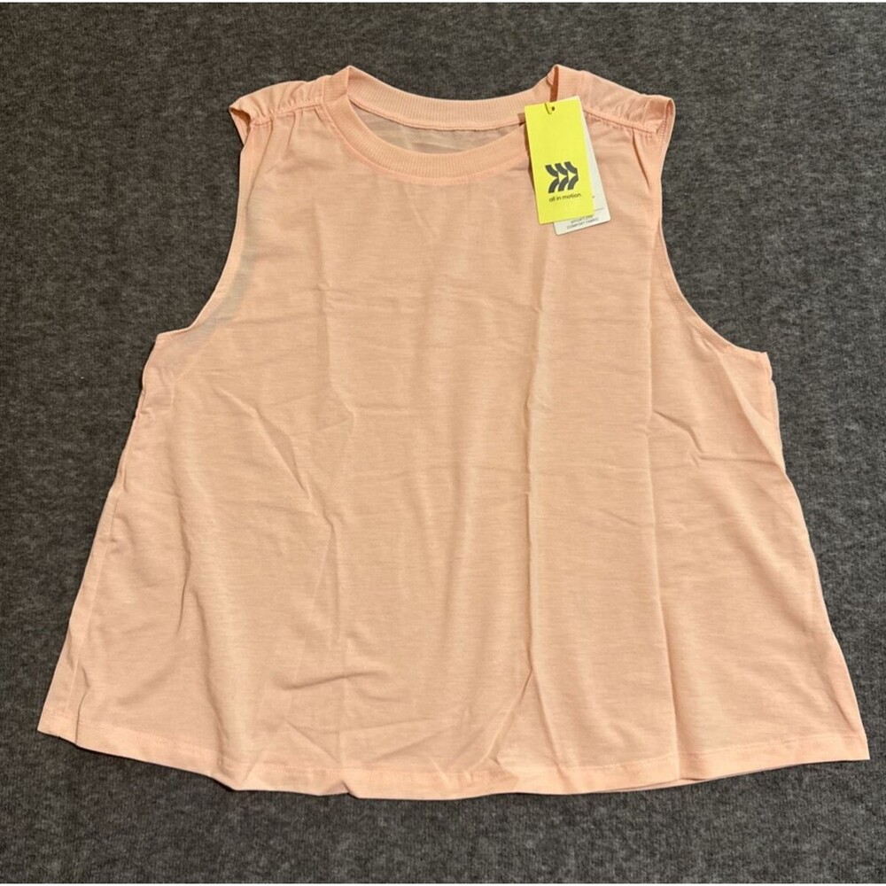 All In Motion Women's Blouse Sleeveless Workout Active Pink Medium